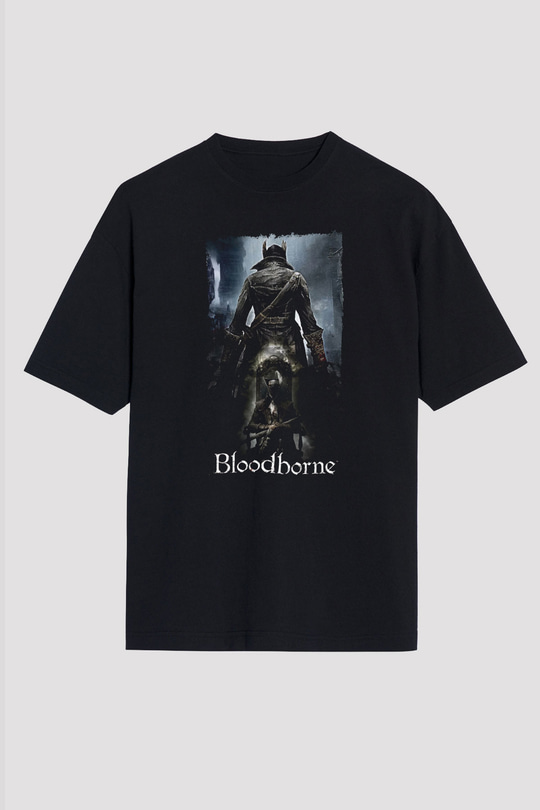Bloodborne Siyah Unisex Tişört T-Shirt