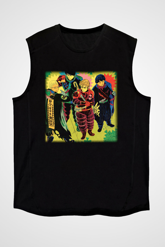 Blur Siyah Unisex Kolsuz Tişört