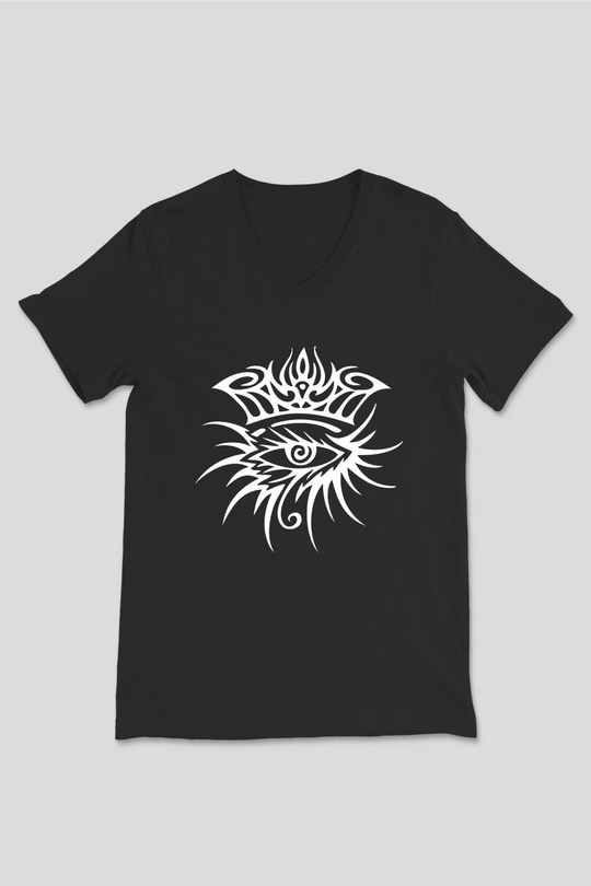 Bob Dylan Siyah Unisex V Yaka Tişört T-Shirt