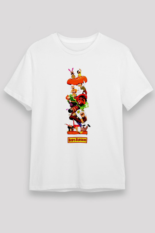 Bob's Burgers Beyaz Unisex Tişört T-Shirt