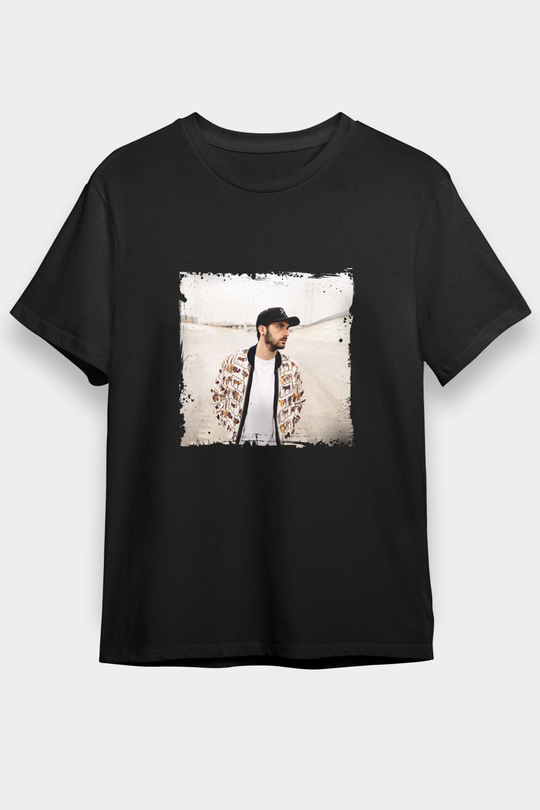 Borgore Baskılı Unisex Siyah Tişört