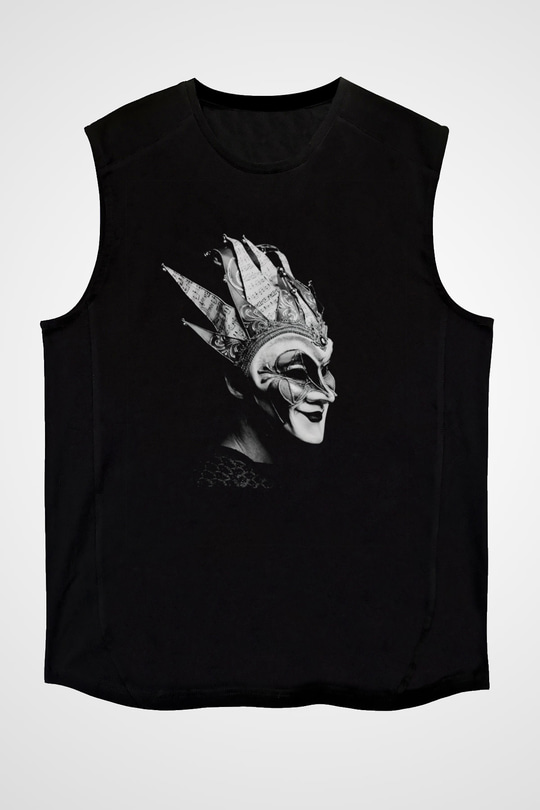 Boris Brejcha Siyah Unisex Kolsuz Tişört