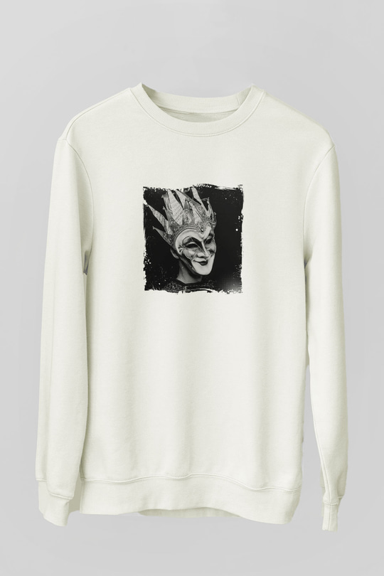 Boris BrejchaBaskılı Beyaz Sweatshirt