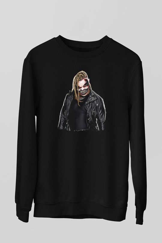 Bray Wyatt Baskılı Unisex Siyah Sweatshirt