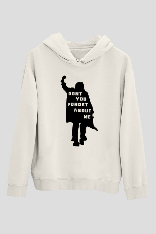 Breakfast Club Beyaz Unisex Kapşonlu Sweatshirt