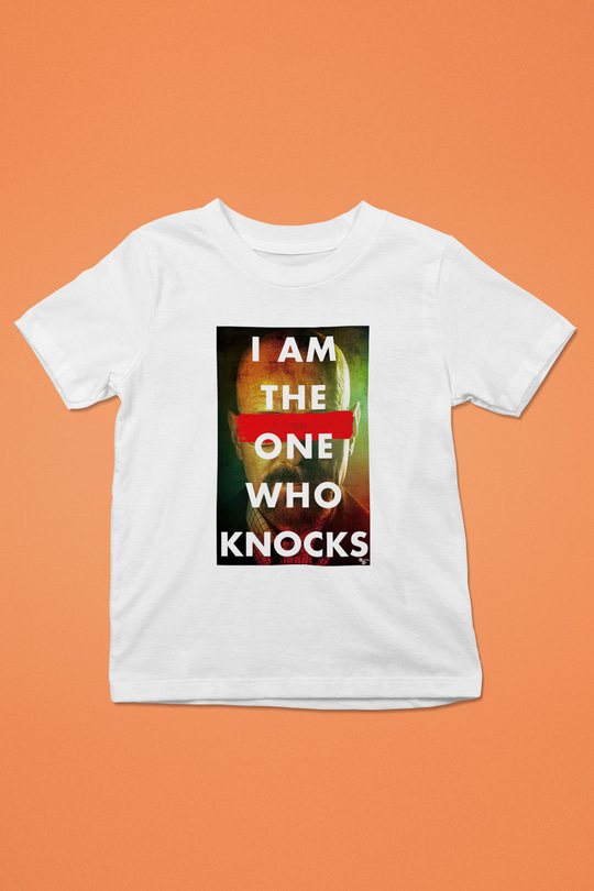Breaking Bad Heisenberg Baskılı Beyaz Unisex Çocuk Tişört