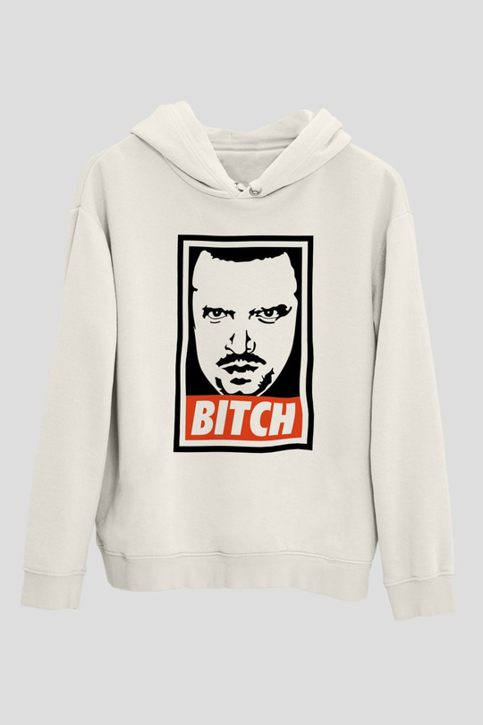 Breaking Bad Heisenberg Beyaz Unisex Hoodie