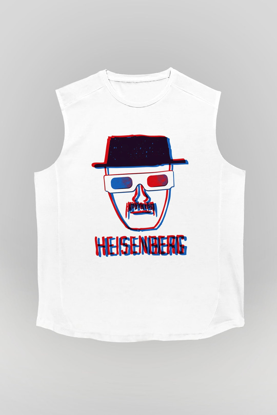 Breaking Bad Heisenberg Beyaz Unisex Kolsuz Tişört