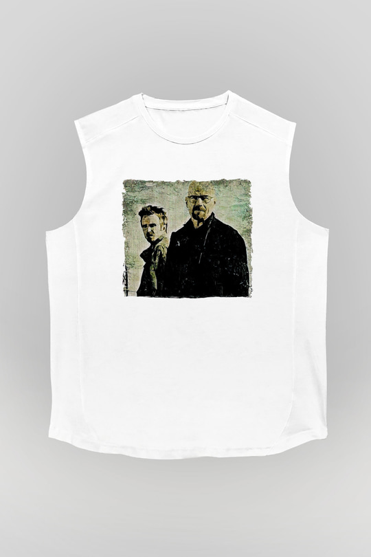 Breaking Bad Heisenberg Beyaz Unisex Kolsuz Tişört