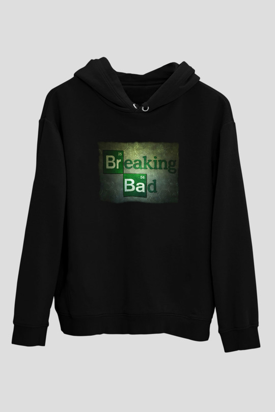 Breaking Bad Heisenberg Siyah Unisex Hoodie