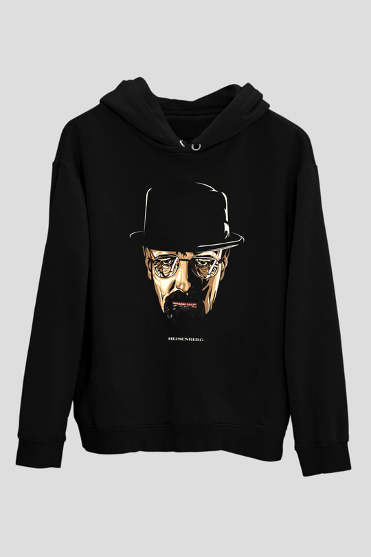 Breaking Bad Heisenberg Siyah Unisex Hoodie
