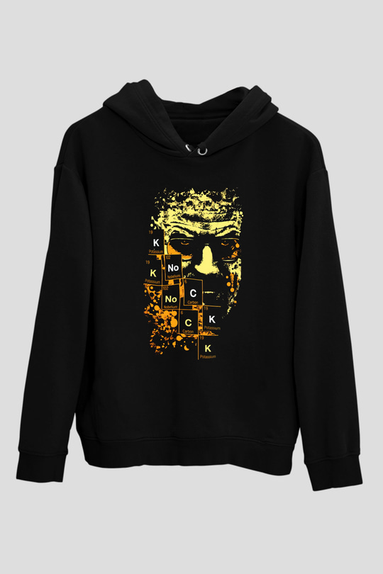 Breaking Bad Heisenberg Siyah Unisex Hoodie