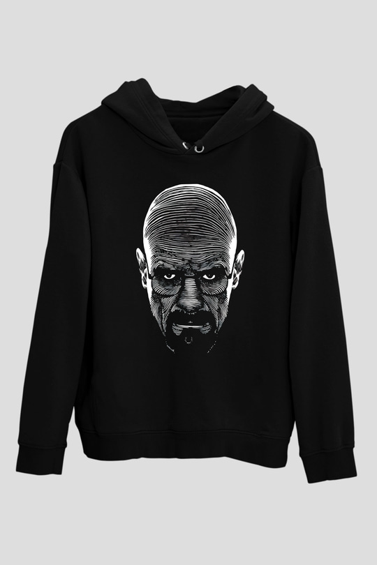 Breaking Bad Heisenberg Siyah Unisex Hoodie