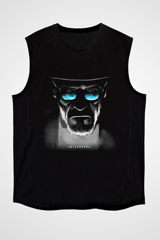 Breaking Bad Heisenberg Siyah Unisex Kolsuz Tişört