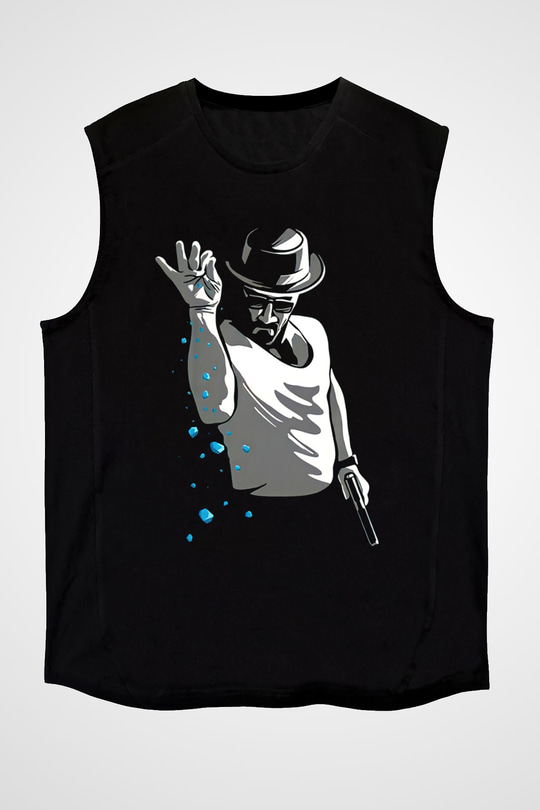 Breaking Bad Heisenberg Siyah Unisex Kolsuz Tişört