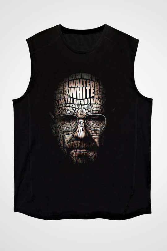 Breaking Bad Heisenberg Siyah Unisex Kolsuz Tişört