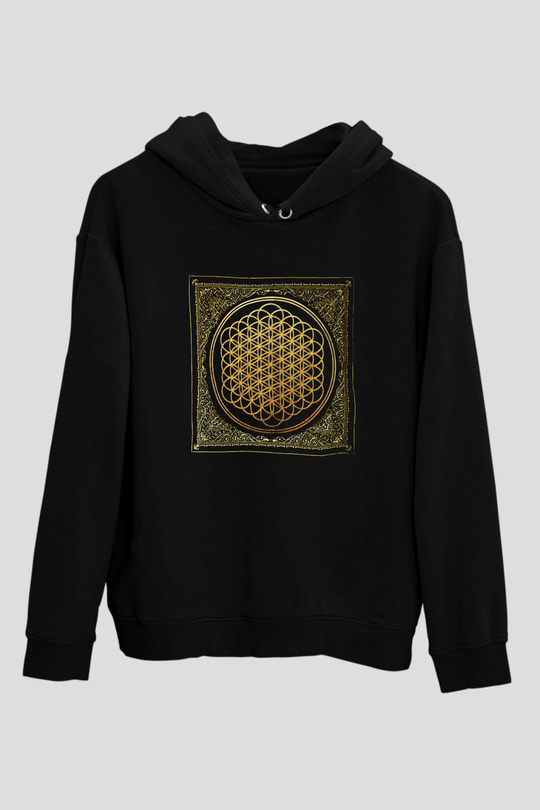 Bring Me the Horizon Baskılı Unisex Siyah Hoodie