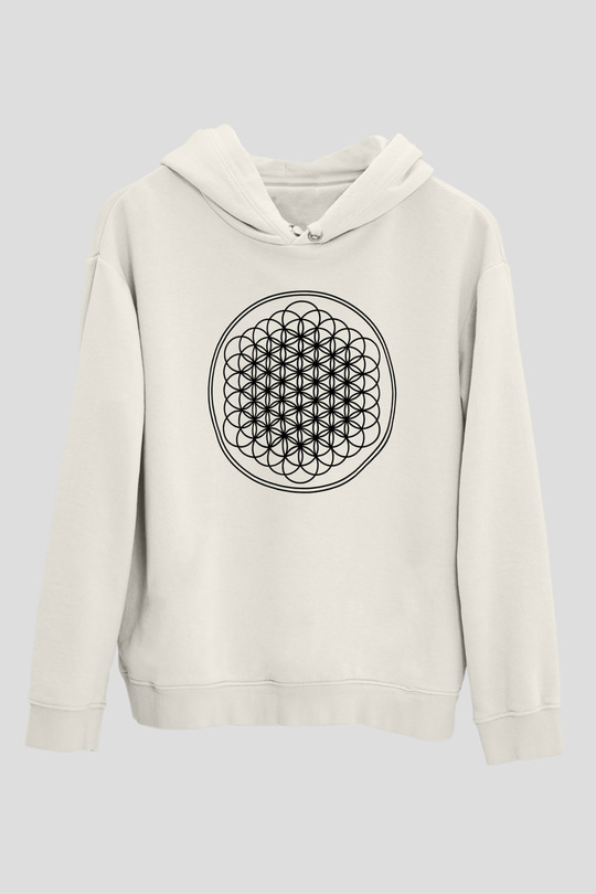 Bring Me the Horizon Beyaz Unisex Kapşonlu Sweatshirt