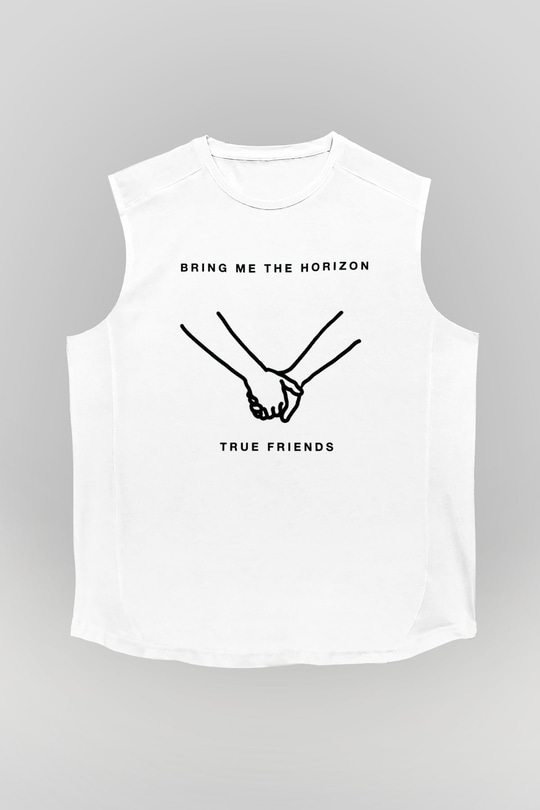 Bring Me the Horizon Beyaz Unisex Kolsuz Tişört