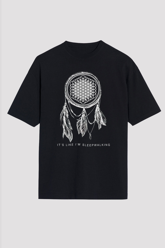Bring Me the Horizon Siyah Unisex Oversize Tişört T-Shirt
