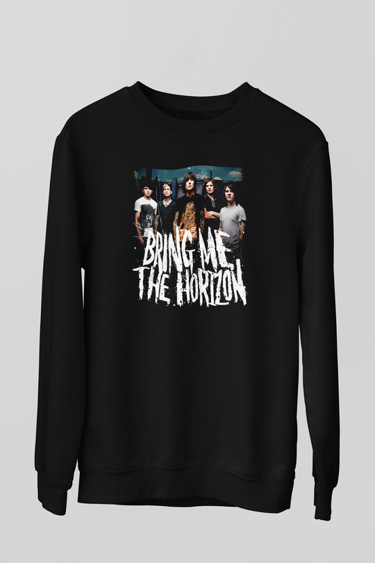 Bring Me the Horizon Siyah Unisex Sweatshirt