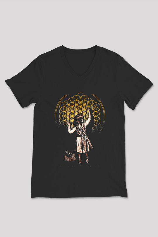 Bring Me the Horizon Siyah Unisex V Yaka Tişört