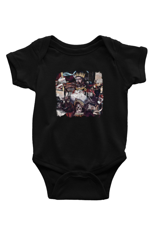 Bury Tomorrow Baskılı Unisex Siyah Bebek Body - Zıbın