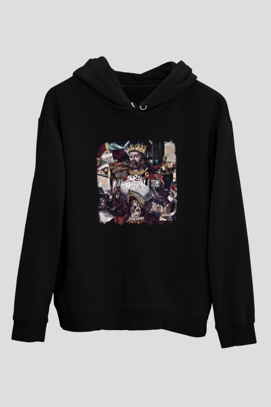 Bury Tomorrow Baskılı Unisex Siyah Hoodie