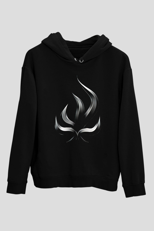 Bury Tomorrow Baskılı Unisex Siyah Kapüşonlu Sweatshirt
