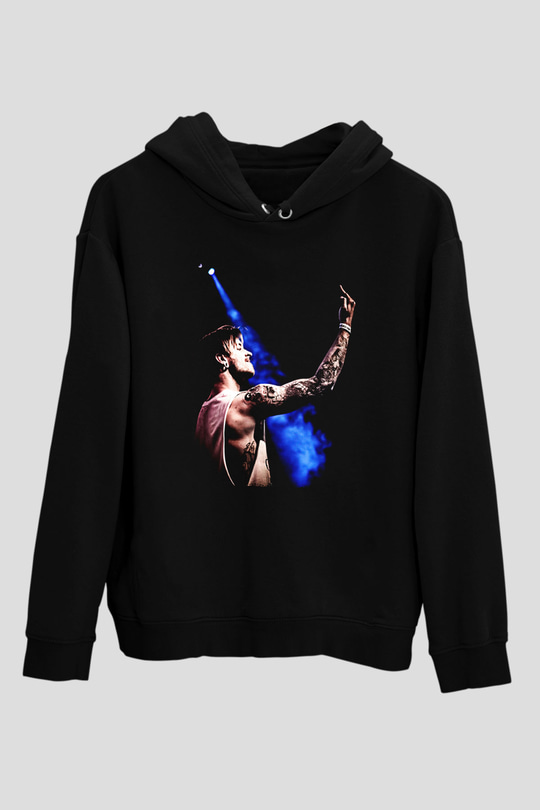 Bury Tomorrow Baskılı Unisex Siyah Kapüşonlu Sweatshirt