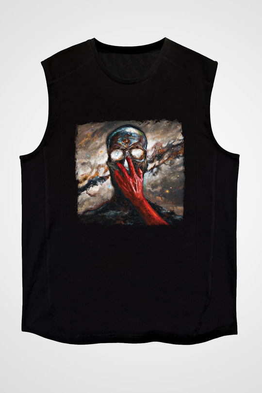 Bury Tomorrow Baskılı Unisex Siyah Kolsuz Tişört