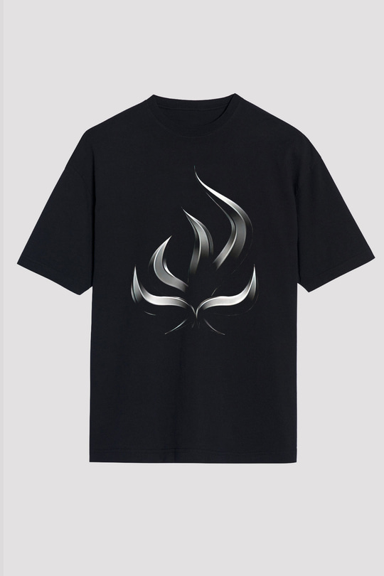 Bury Tomorrow Baskılı Unisex Siyah Oversize Tişört - Tshirt