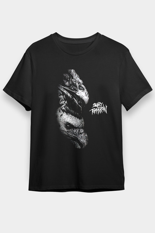 Bury Tomorrow Baskılı Unisex Siyah Tişört - Tshirt