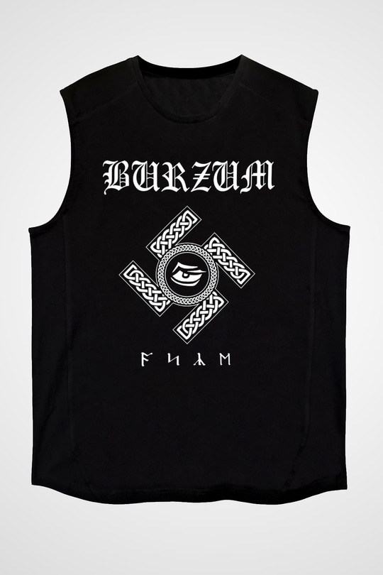 Burzum Siyah Unisex Kolsuz Tişört