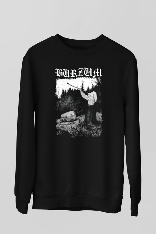 Burzum Siyah Unisex Sweatshirt