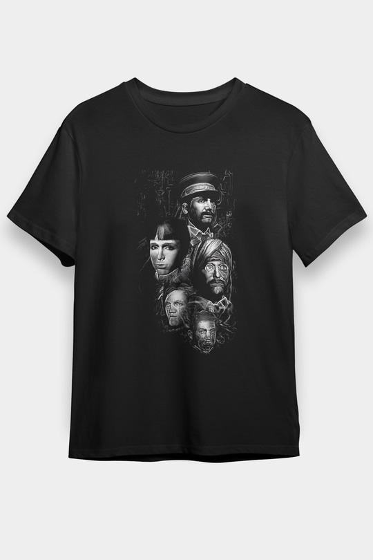 Call Of Ctulhu Baskılı Unisex Siyah Tişört - Tshirt