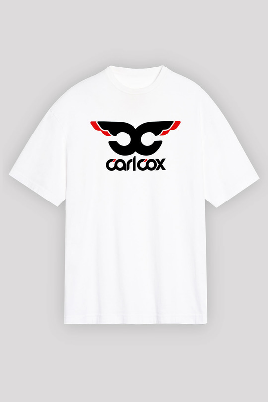 Carl Cox Beyaz Unisex Oversize Tişört T-Shirt