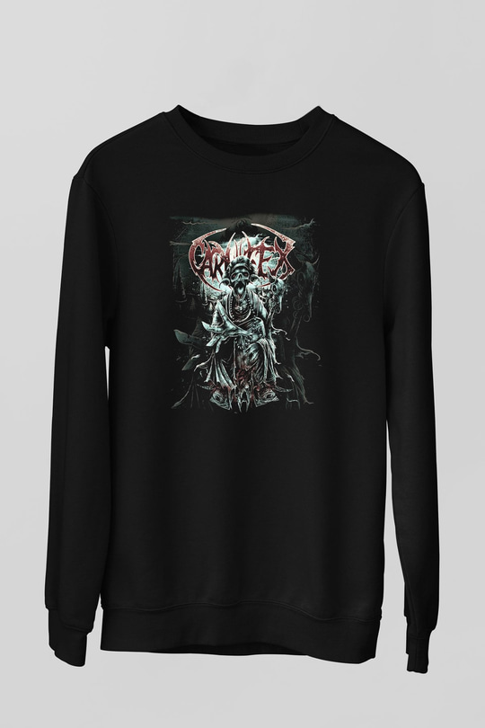 Carnifex Siyah Unisex Sweatshirt