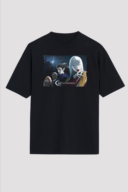 Castlevania: Lords of Shadow Siyah Unisex Tişört T-Shirt