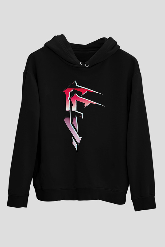 Celtic Frost Baskılı Unisex Siyah Kapüşonlu Sweatshirt