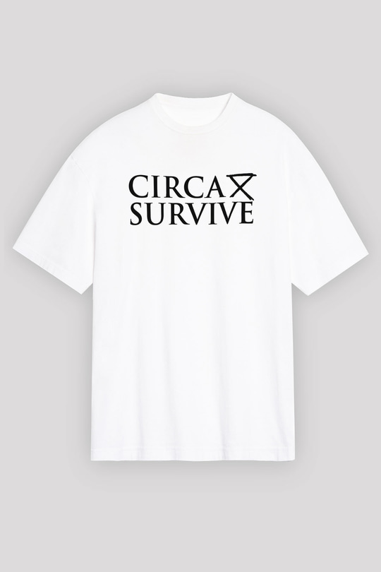 Circa Survive Beyaz Unisex Oversize Tişört T-Shirt