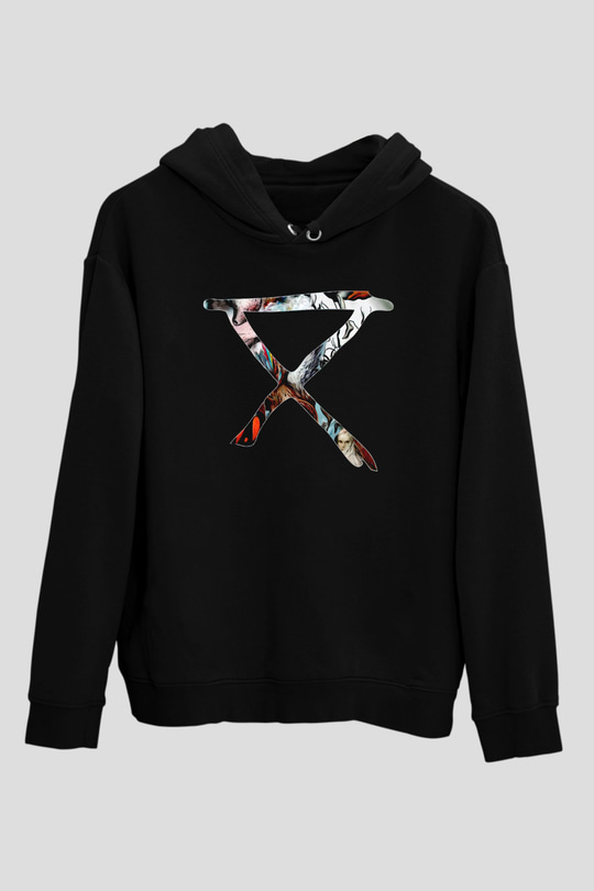 Circa Survive Siyah Unisex Kapüşonlu Sweatshirt