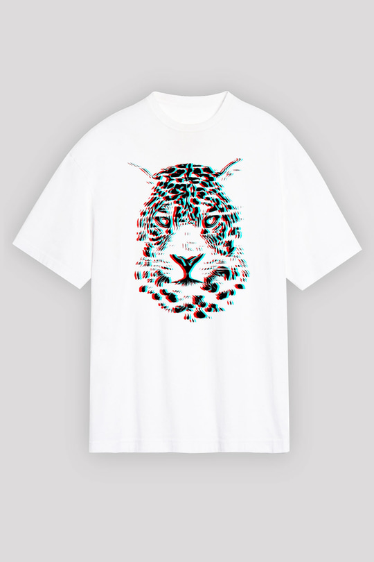 Çita Beyaz Unisex Tişört T-Shirt - TişörtFabrikası