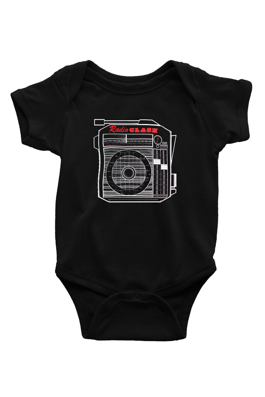 Clash (The) Baskılı Unisex Siyah Bebek Body - Zıbın