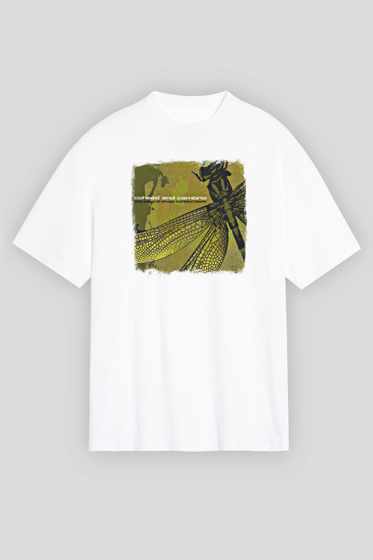 Coheed and Cambria Baskılı Unisex Beyaz Oversize Tişört
