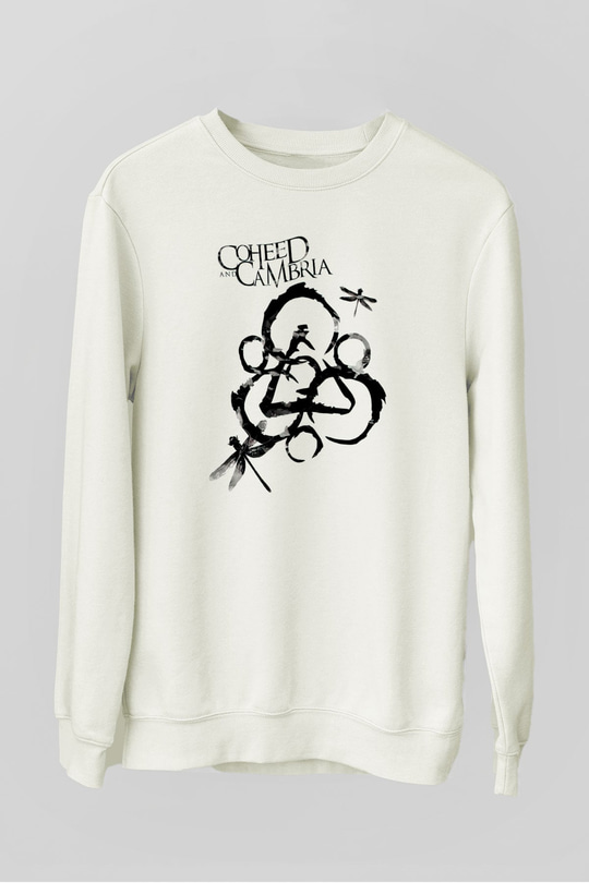Coheed and Cambria Beyaz Unisex Sweatshirt