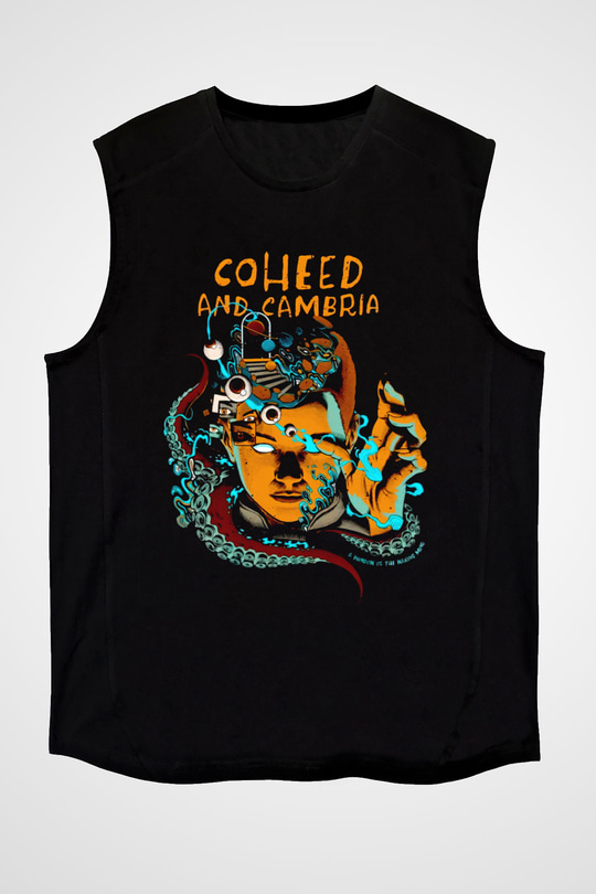 Coheed and Cambria Siyah Unisex Kolsuz Tişört