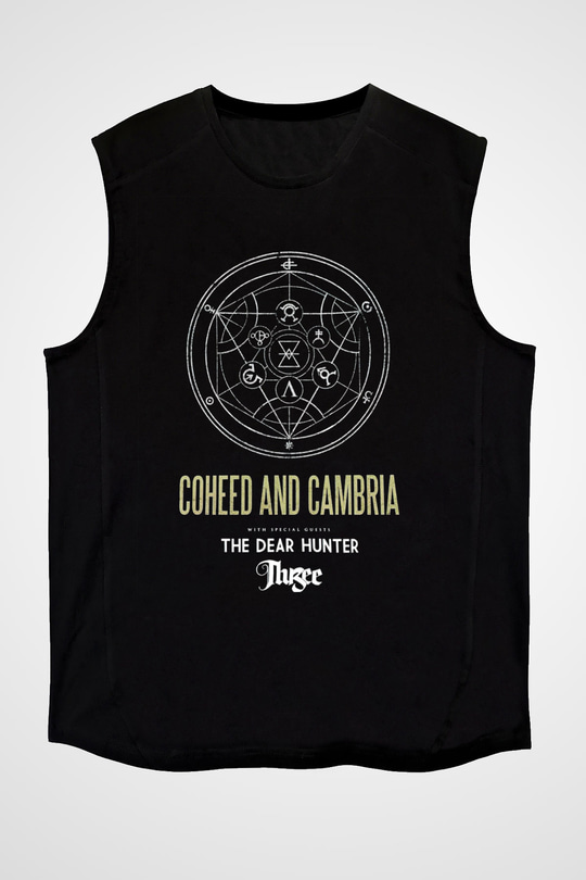 Coheed and Cambria Siyah Unisex Kolsuz Tişört