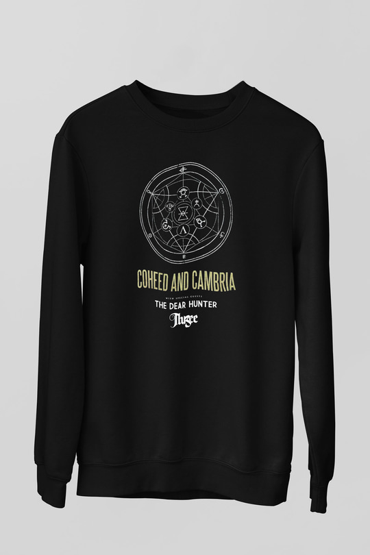 Coheed and Cambria Siyah Unisex Sweatshirt