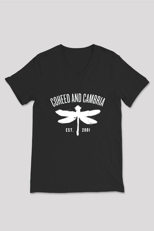 Coheed and Cambria Siyah Unisex V Yaka Tişört